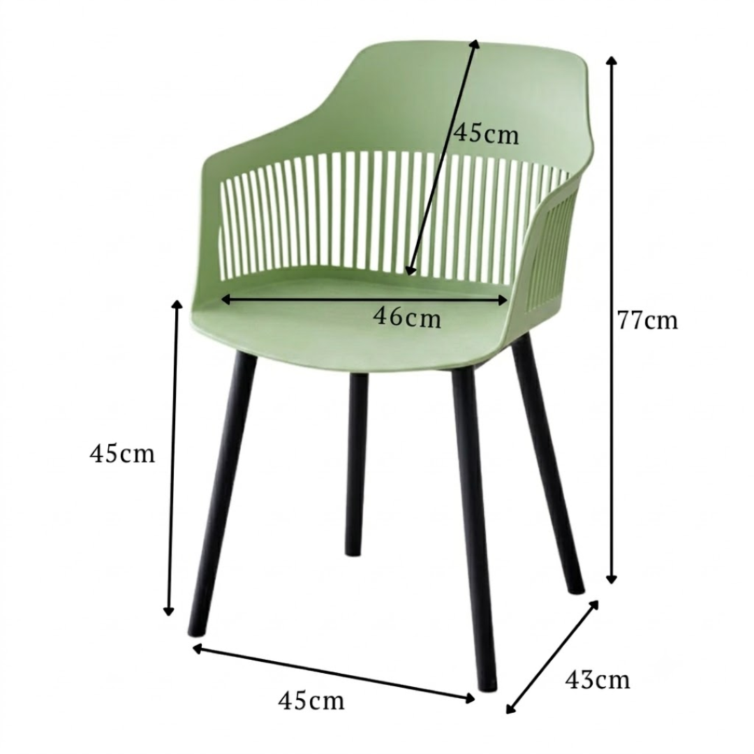 Minimalist Stackable PP Dining Chair