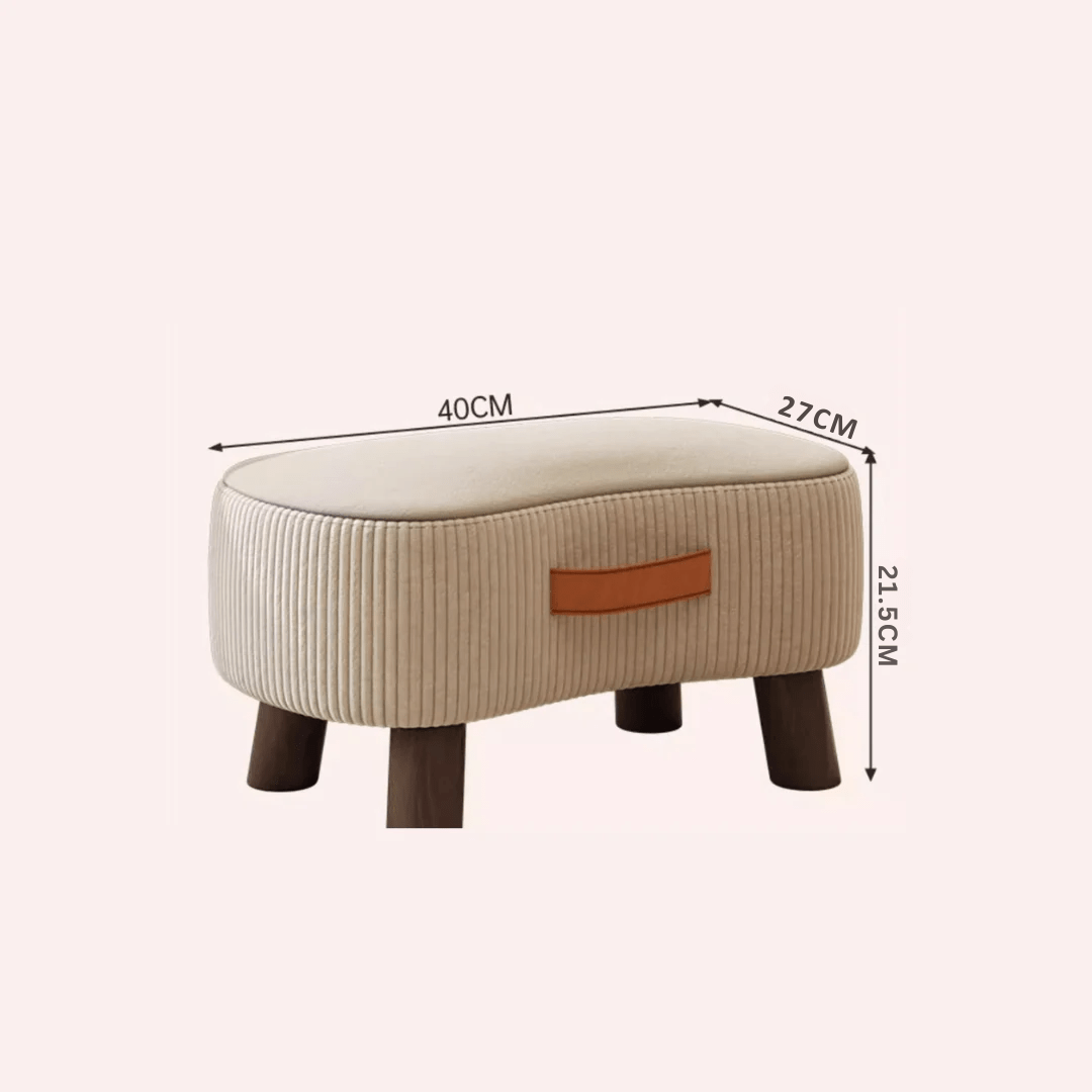 Multi-Purpose Comfortable Solid Wood Sofa Stool(40cm)