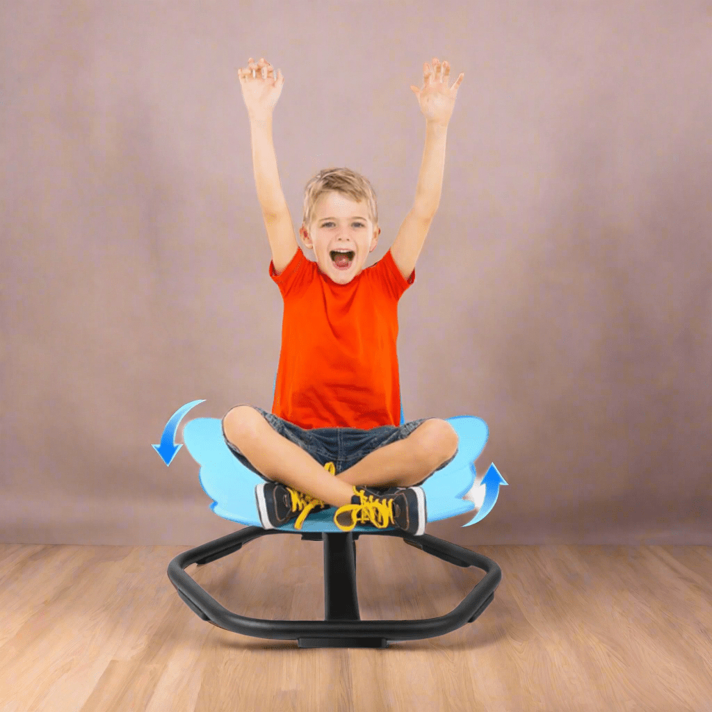 Elephant Shape 360° Swivel Chair for Kids (44cm)