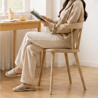 Lightweight Curved Back Dining Chair