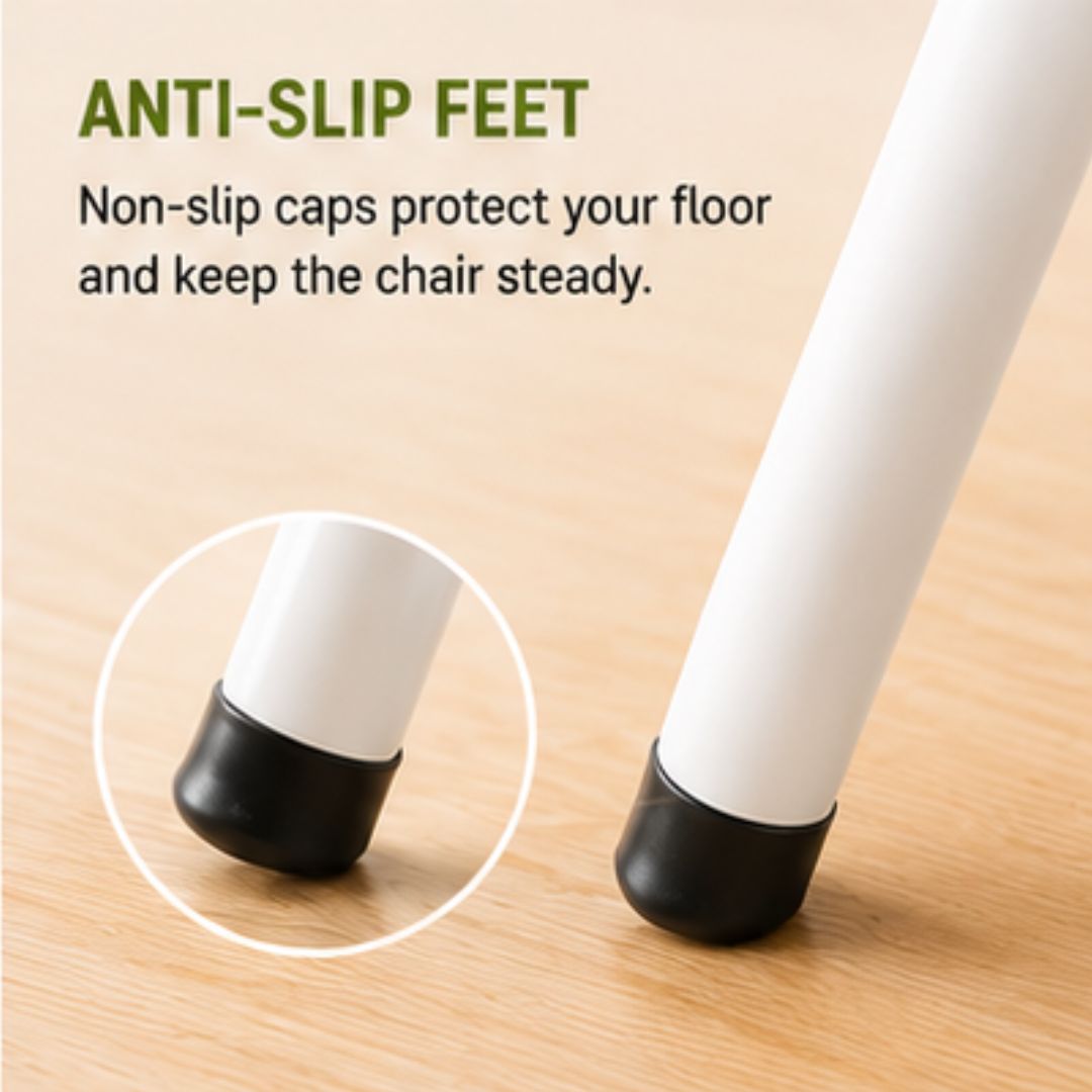 Comfortable Armless Chair with Soft Cushion