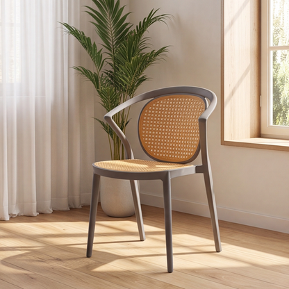 Lightweight Vintage Rattan Style Chair
