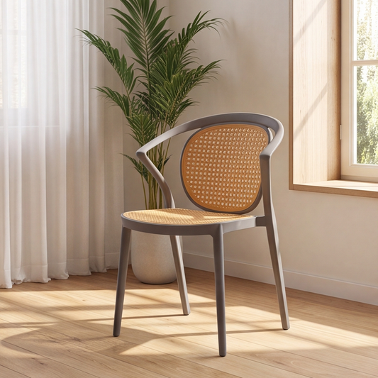 Lightweight Vintage Rattan Style Chair