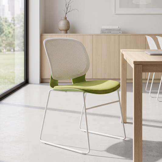 Long-Sitting Comfort Chair with Breathable Backrest