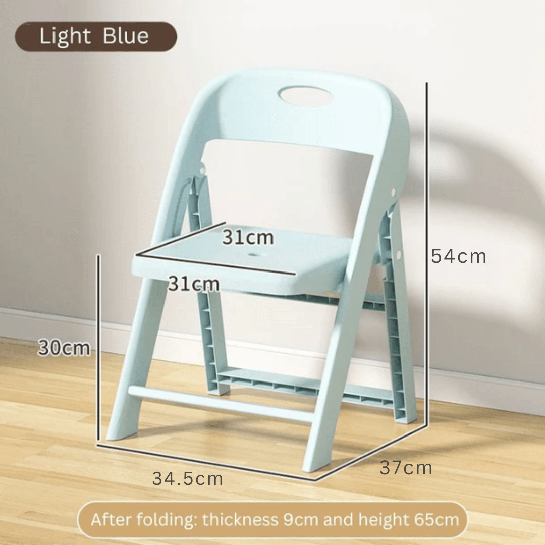 Portable Folding Non Slip Plastic Chair for Kids