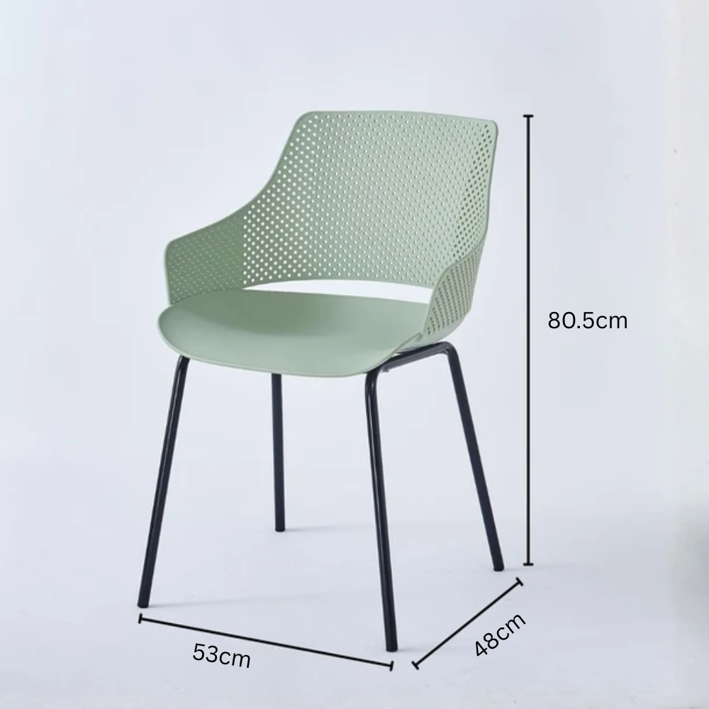 Modern Chair with Backrest