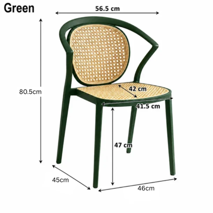 Lightweight Vintage Rattan Style Chair