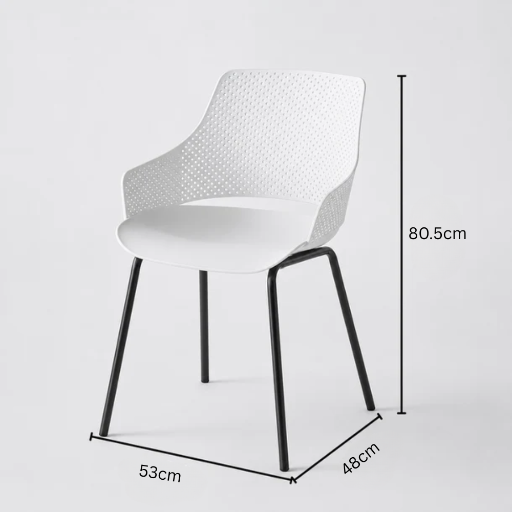 Modern Chair with Backrest