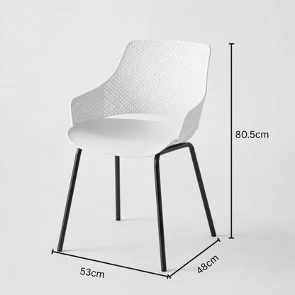 Modern Chair with Backrest