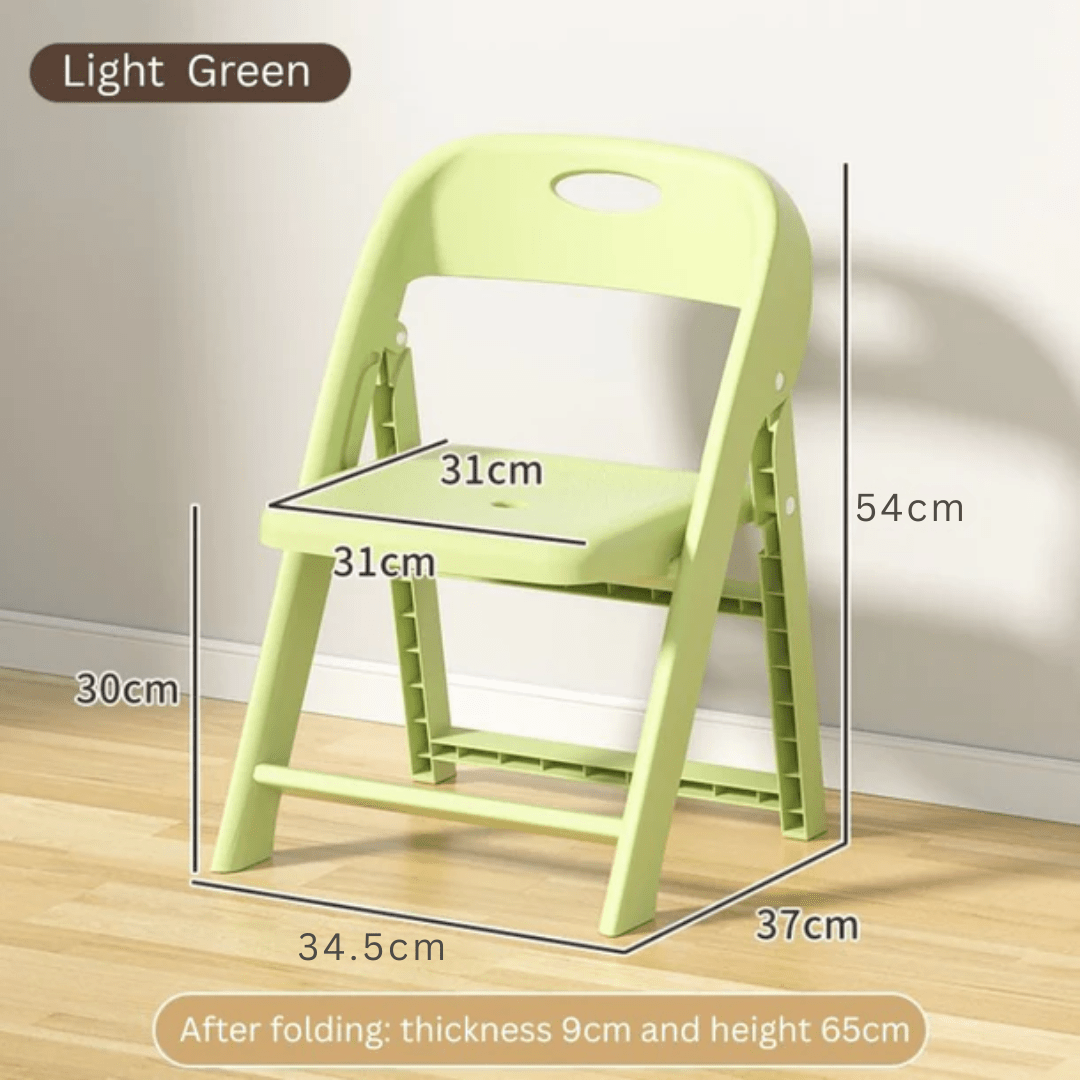 Portable Folding Non Slip Plastic Chair for Kids