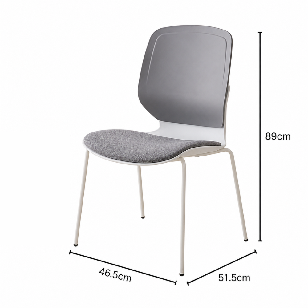Modern Upholstered Multi-Purpose Chair with Backrest