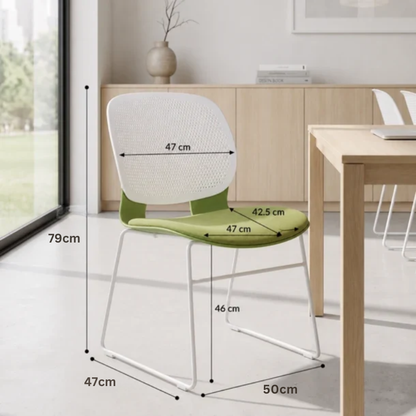 Long-Sitting Comfort Chair with Breathable Backrest