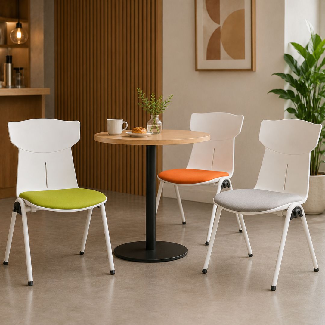 Comfortable Armless Chair with Soft Cushion