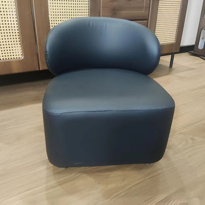 Compact Rolling Low Stool with Back Support