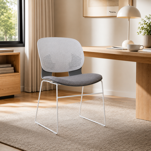 Long-Sitting Comfort Chair with Breathable Backrest