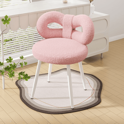Multipurpose Soft Padded Chair with Bow Backrest