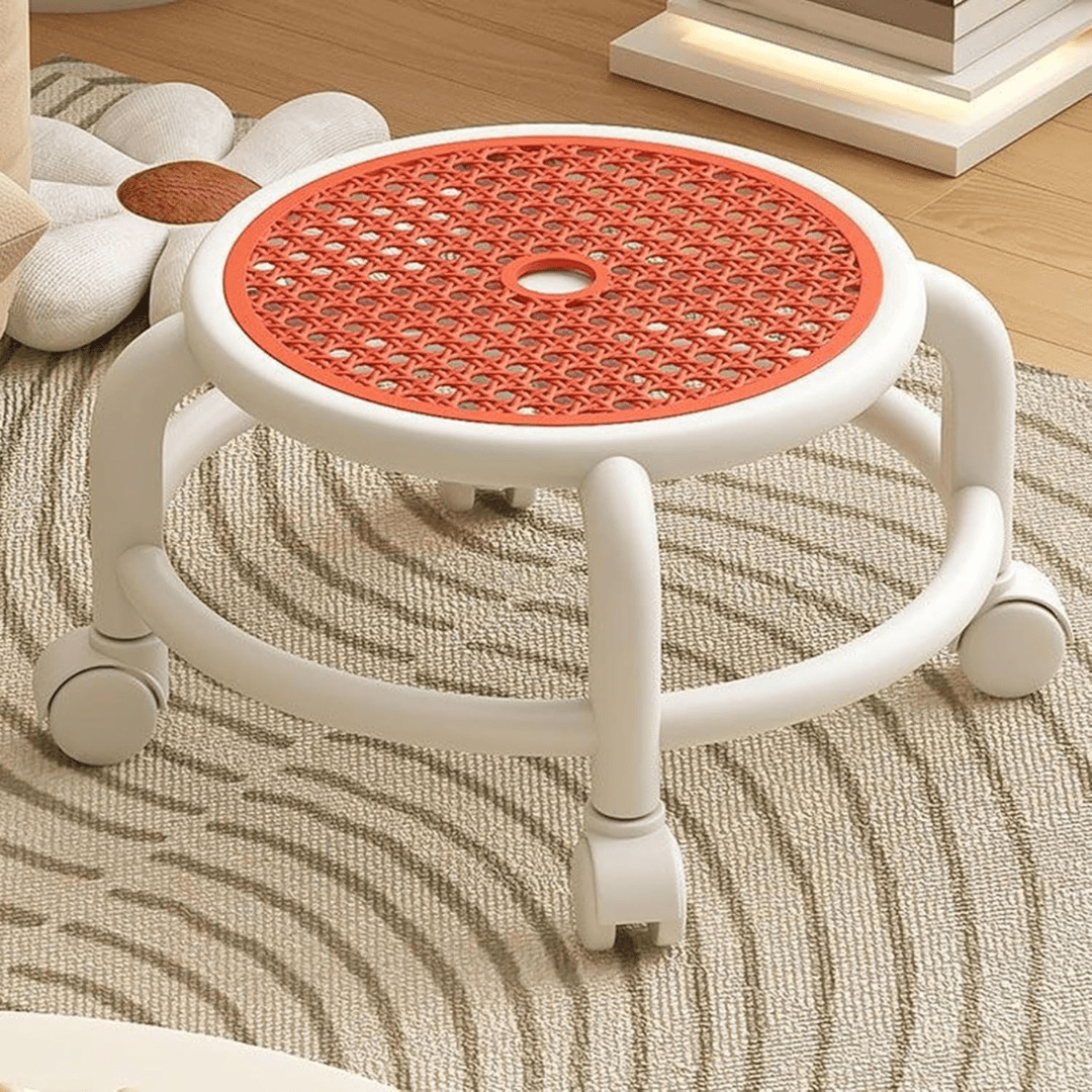 Multipurpose Comfortable Portable Swivel Rolling Stool