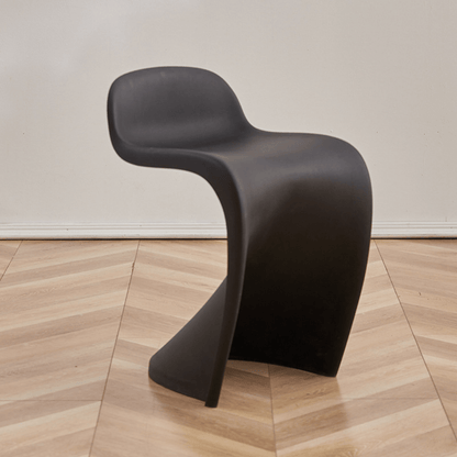 Lightweight Stackable Plastic Chair with Backrest