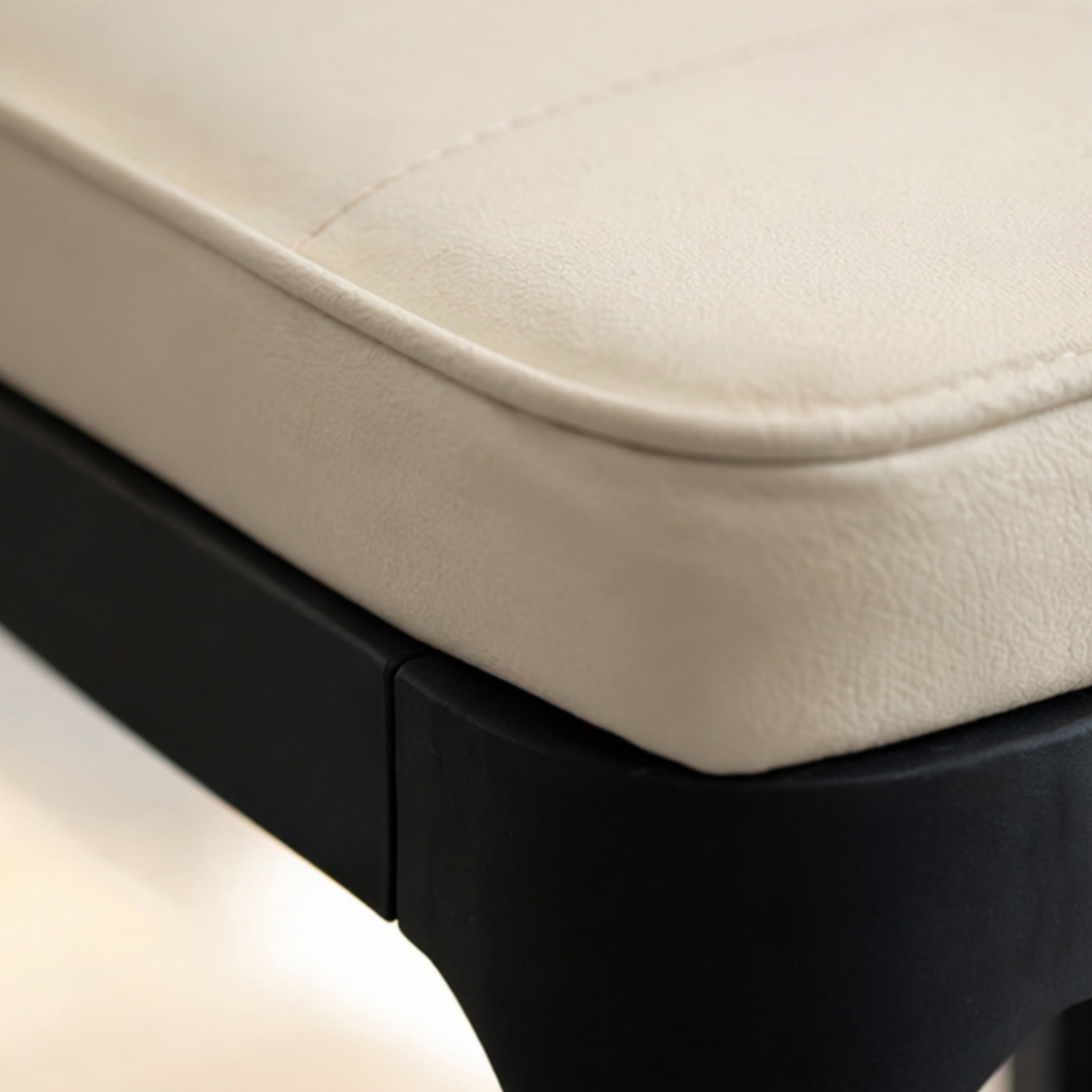 Modern Cushioned Plastic Stool for Dining & Kitchen