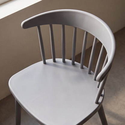 Lightweight Curved Back Dining Chair