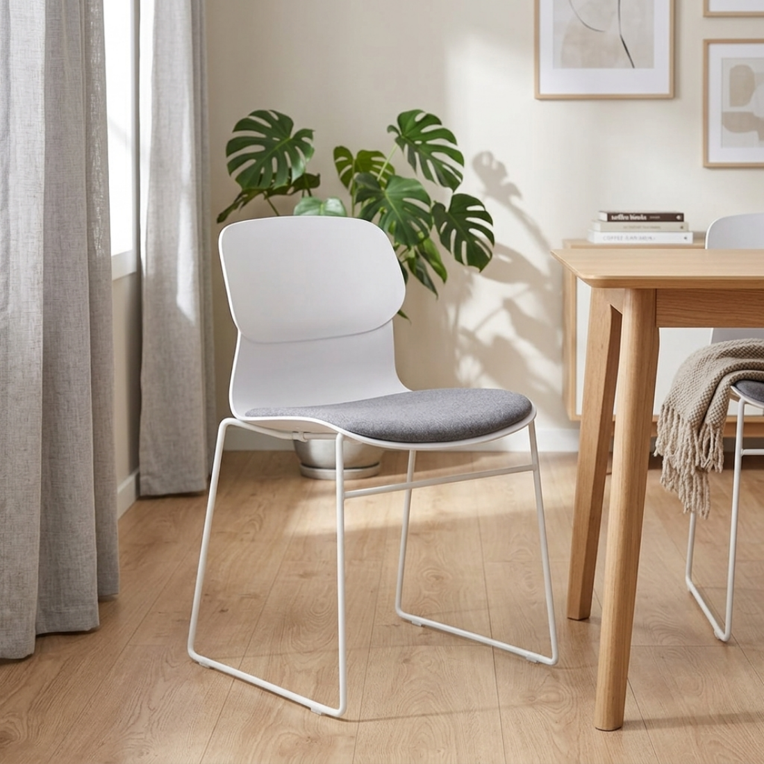 Comfortable Chair with Cushion Seat