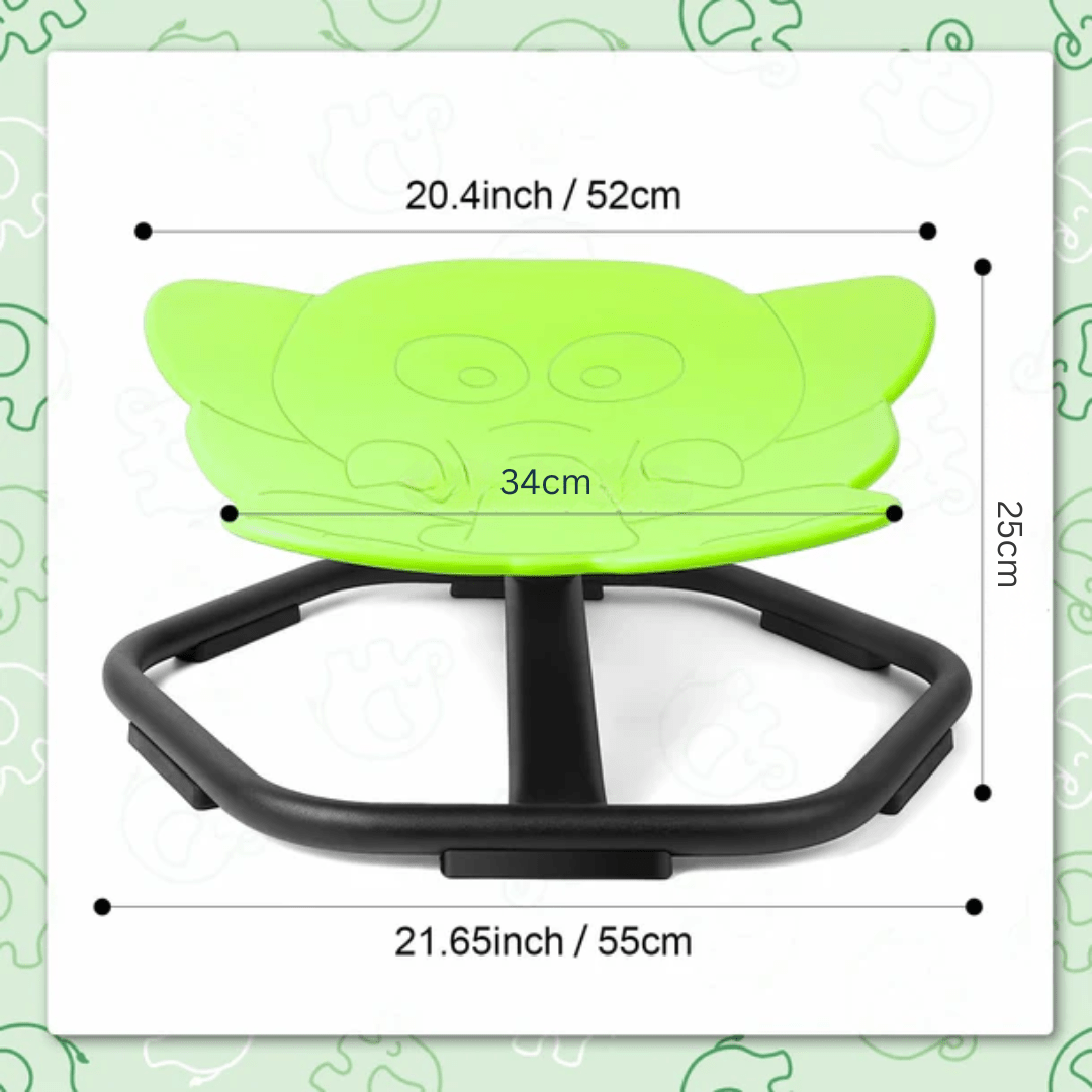 Elephant Shape 360° Swivel Chair for Kids (44cm)