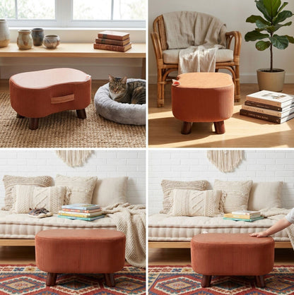 Multi-Purpose Comfortable Solid Wood Sofa Stool(40cm)