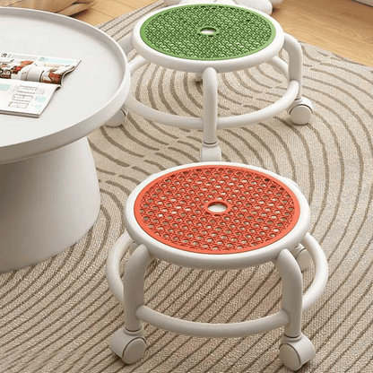 Multipurpose Comfortable Portable Swivel Rolling Stool