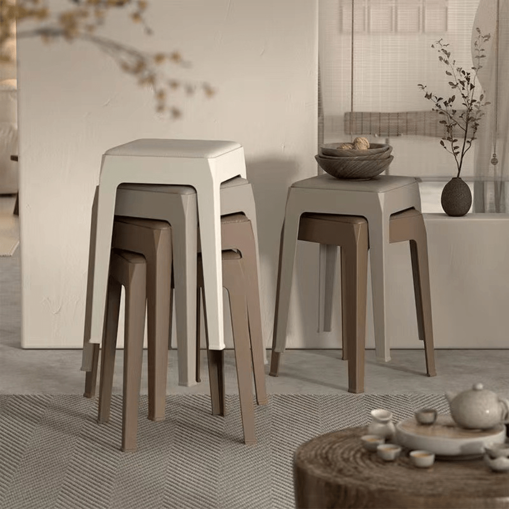 Household Stackable Dining Plastic Stool