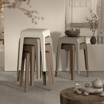 Household Stackable Dining Plastic Stool