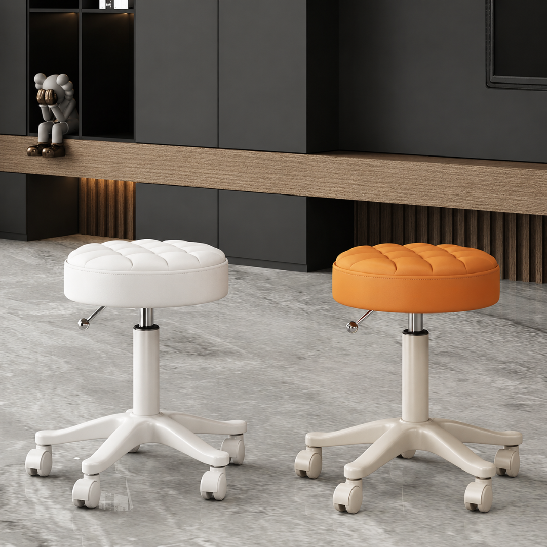 Rolling 360° Adjustable Stool with Wheels