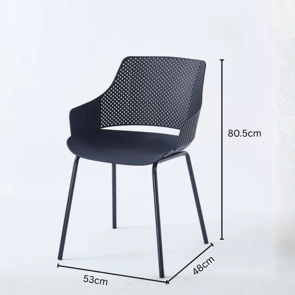 Modern Chair with Backrest