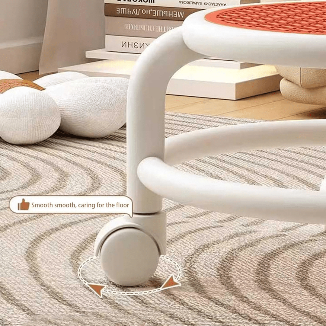 Multipurpose Comfortable Portable Swivel Rolling Stool