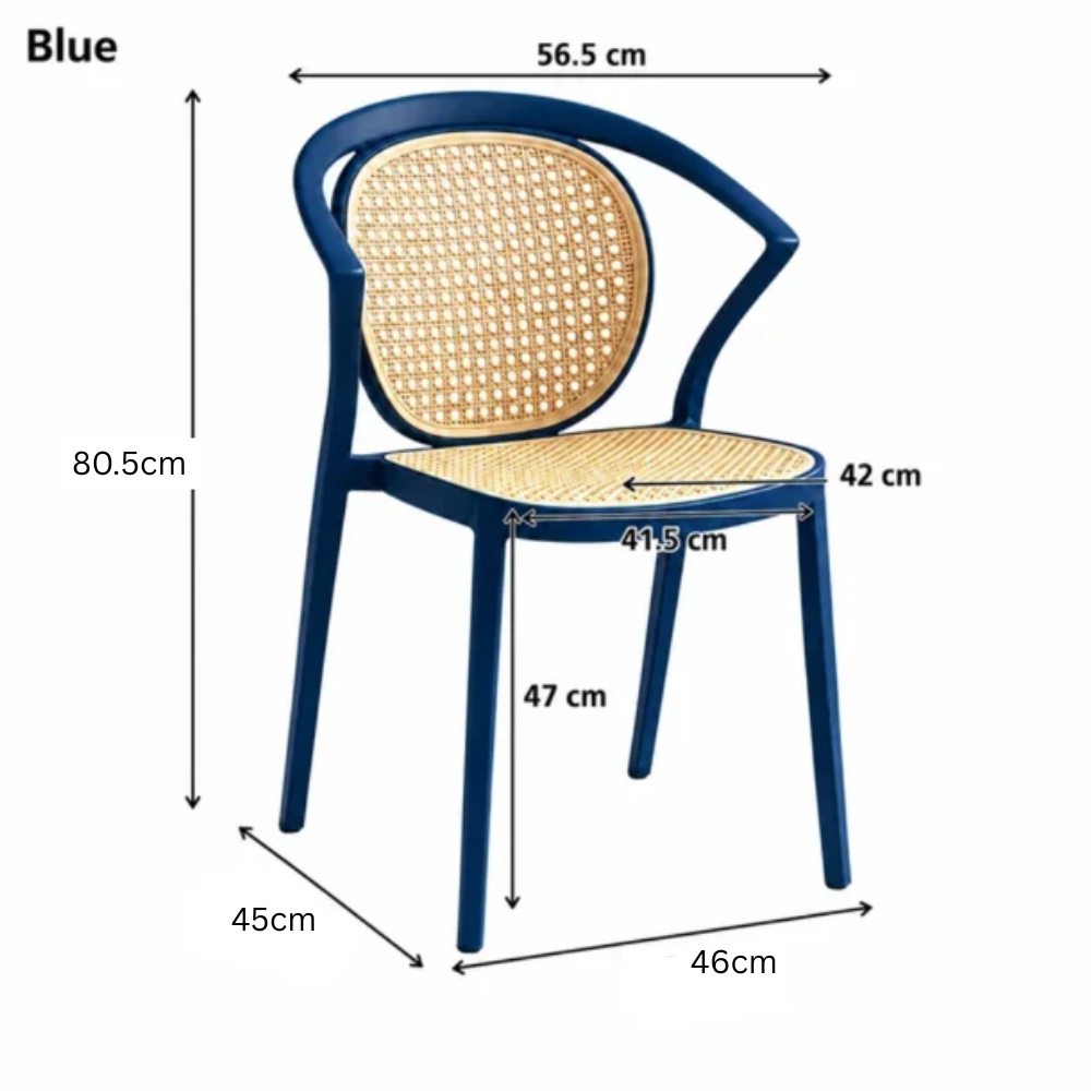 Lightweight Vintage Rattan Style Chair
