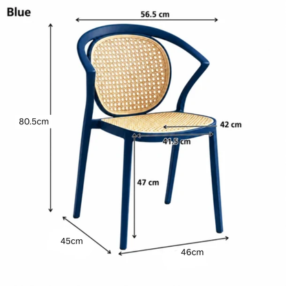 Lightweight Vintage Rattan Style Chair