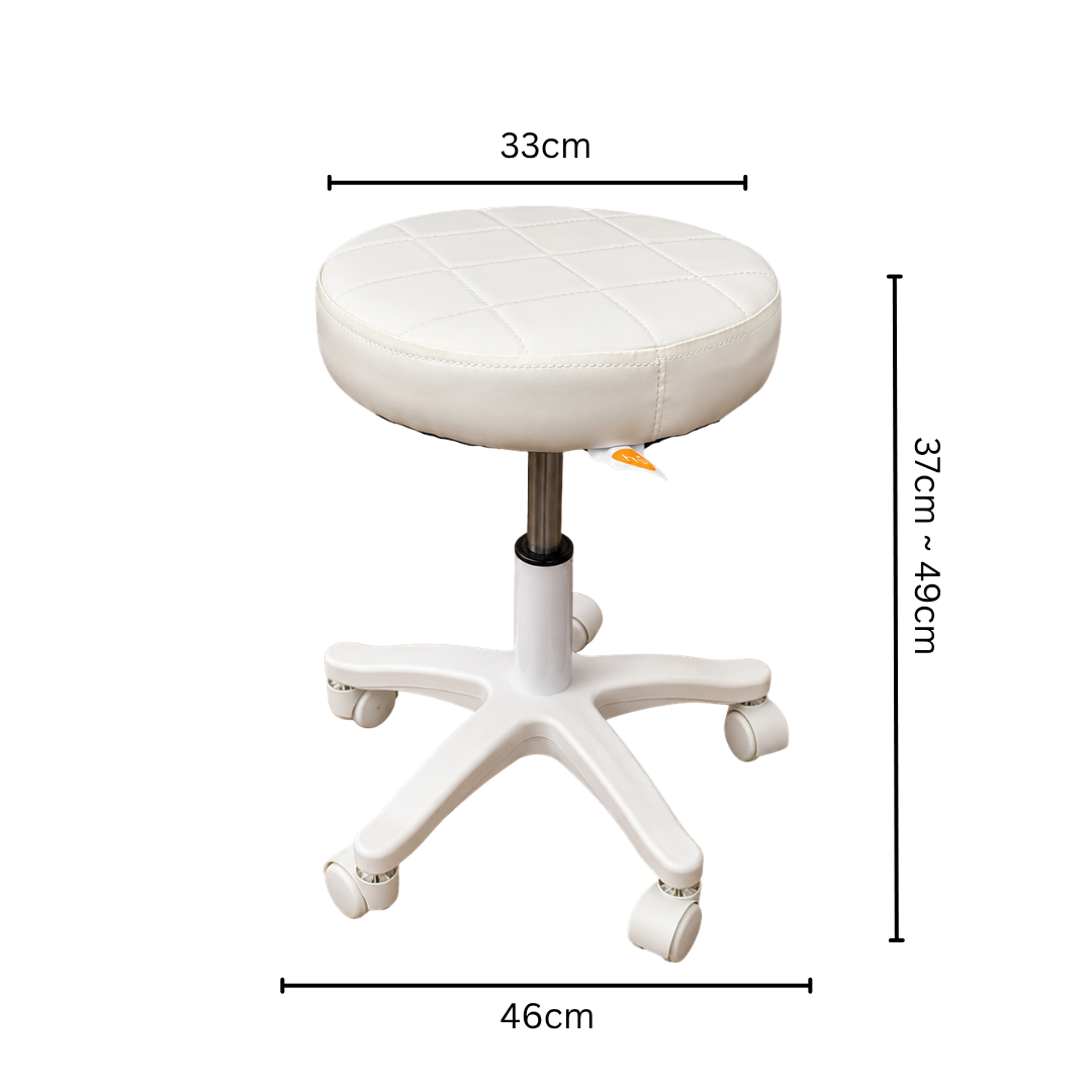 Rolling 360° Adjustable Stool with Wheels