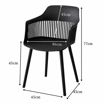 Minimalist Stackable PP Dining Chair