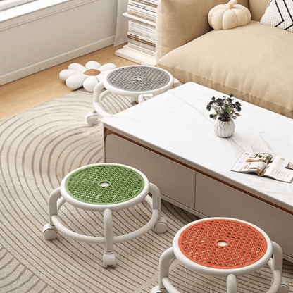 Multipurpose Comfortable Portable Swivel Rolling Stool