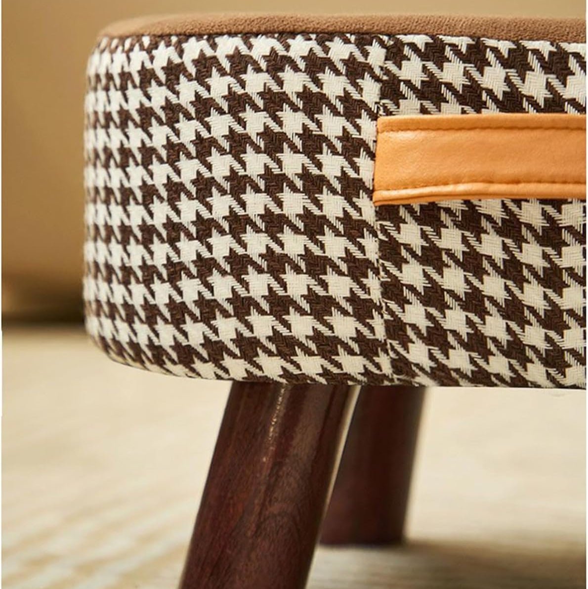 Comfy Cube Soft-Covered Small Stool for Home and Living Room (35cm)