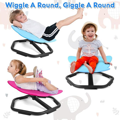 Elephant Shape 360° Swivel Chair for Kids (44cm)