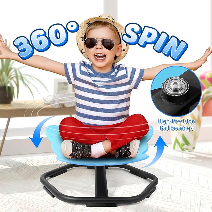 Elephant Shape 360° Swivel Chair for Kids (44cm)