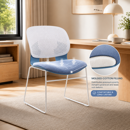 Long-Sitting Comfort Chair with Breathable Backrest