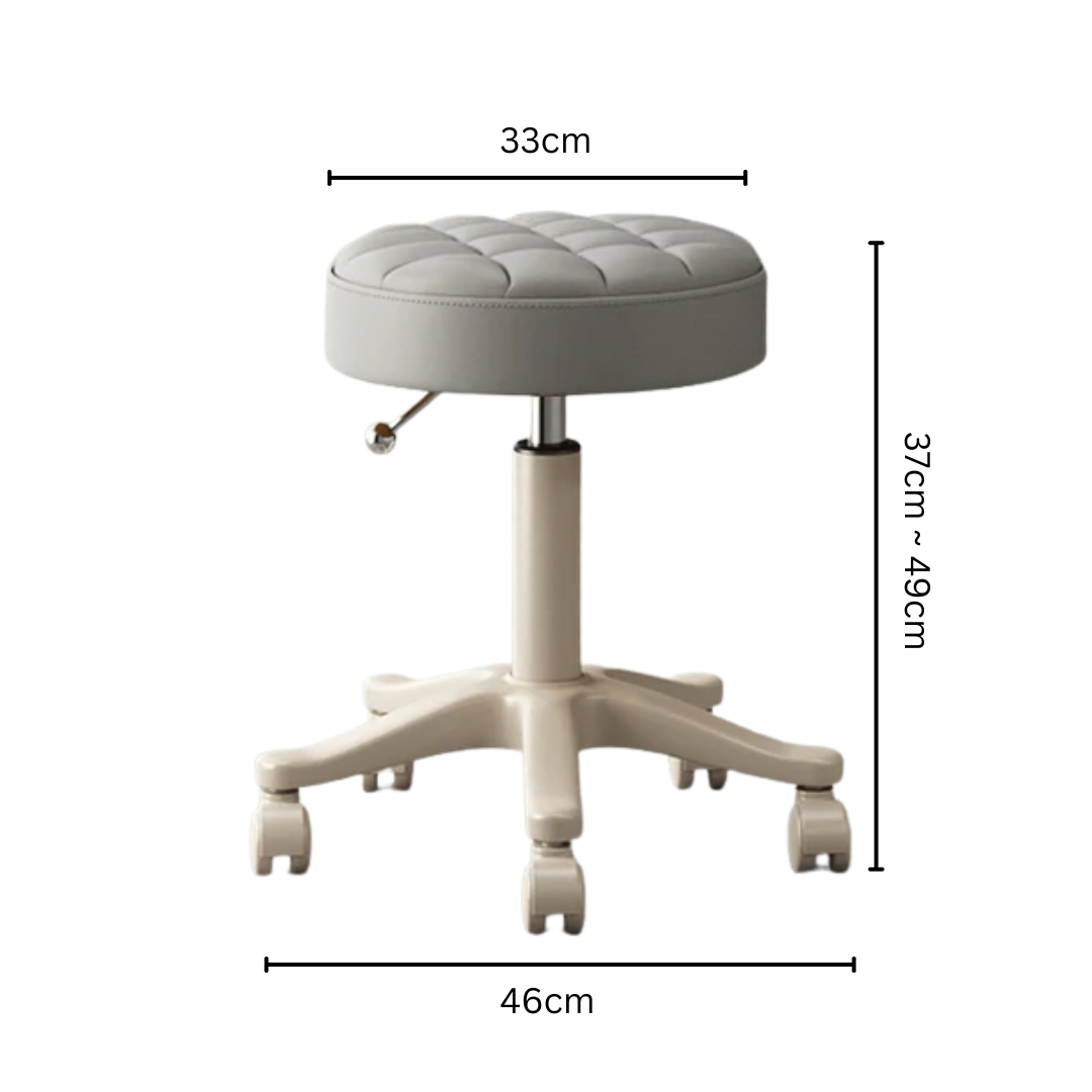 Rolling 360° Adjustable Stool with Wheels