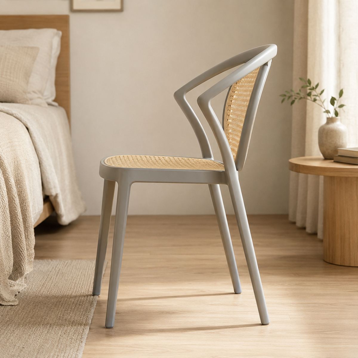 Lightweight Vintage Rattan Style Chair