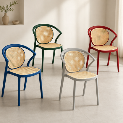 Lightweight Vintage Rattan Style Chair