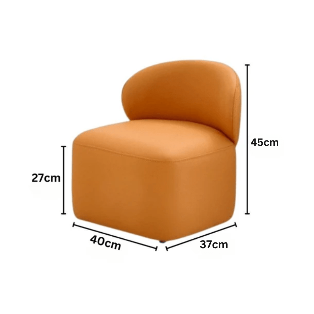 Compact Rolling Low Stool with Back Support