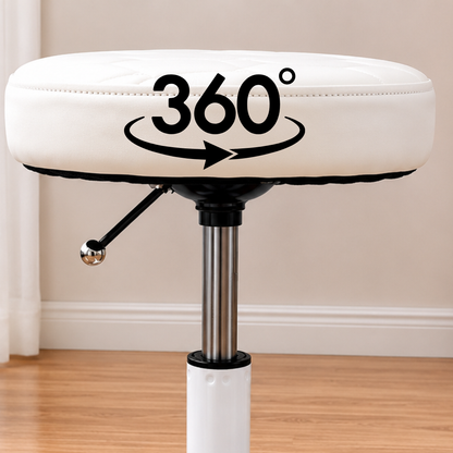 Rolling 360° Adjustable Stool with Wheels