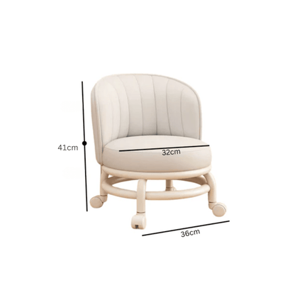 Multi-Functional Portable Plastic frame Round Stool With Wheels