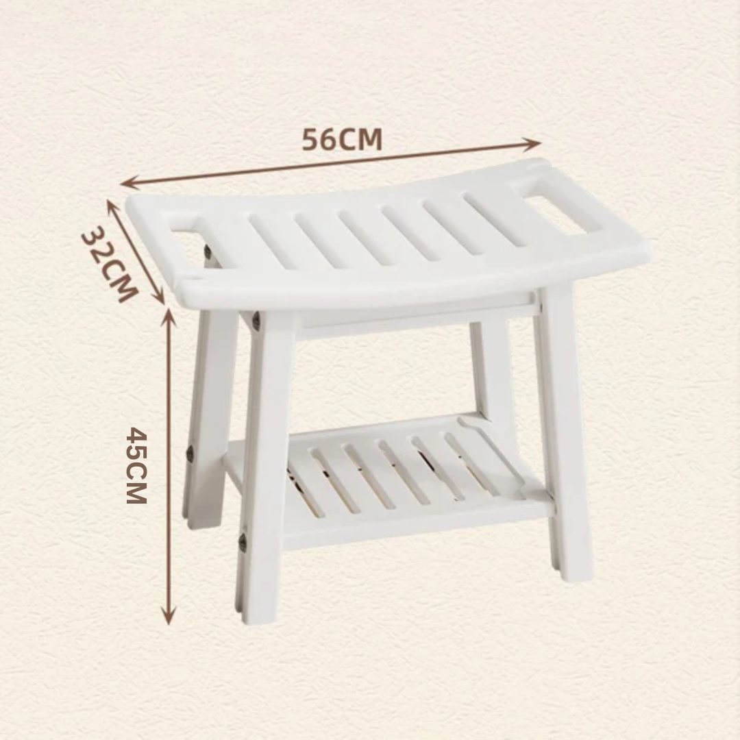 Multipurpose Non-Slip Plastic Low Stool