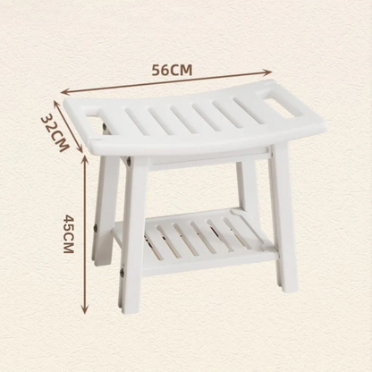 Multipurpose Non-Slip Plastic Low Stool
